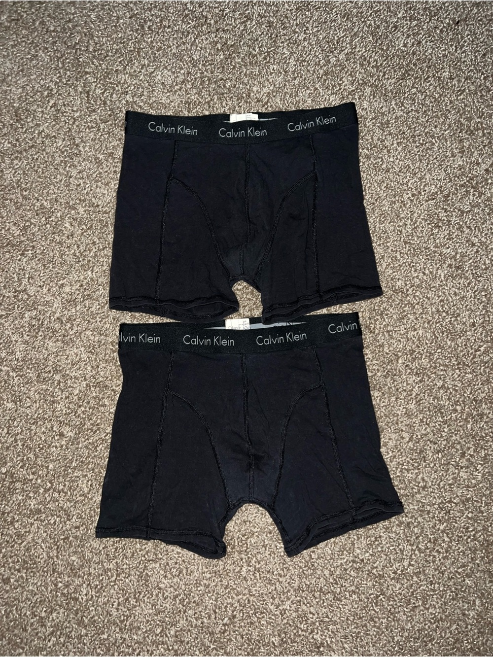 Calvin Klein Vintage OG Black White Boxer Briefs Underwear (2 Pack)